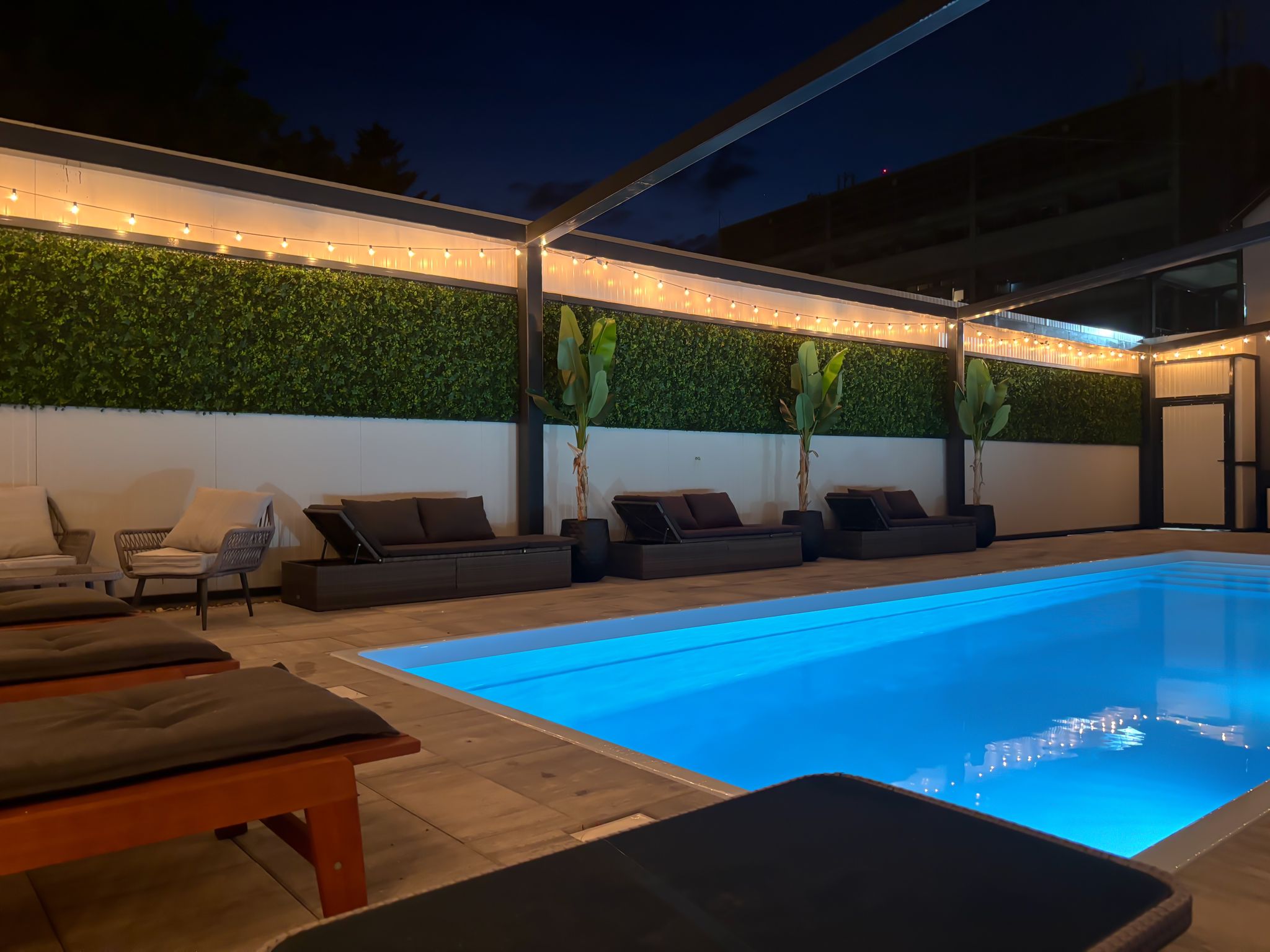 XXL Sala Osijek - Bazen s ambijentom noću